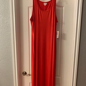 LulaRoe solid red Dani. Beautiful 2XL